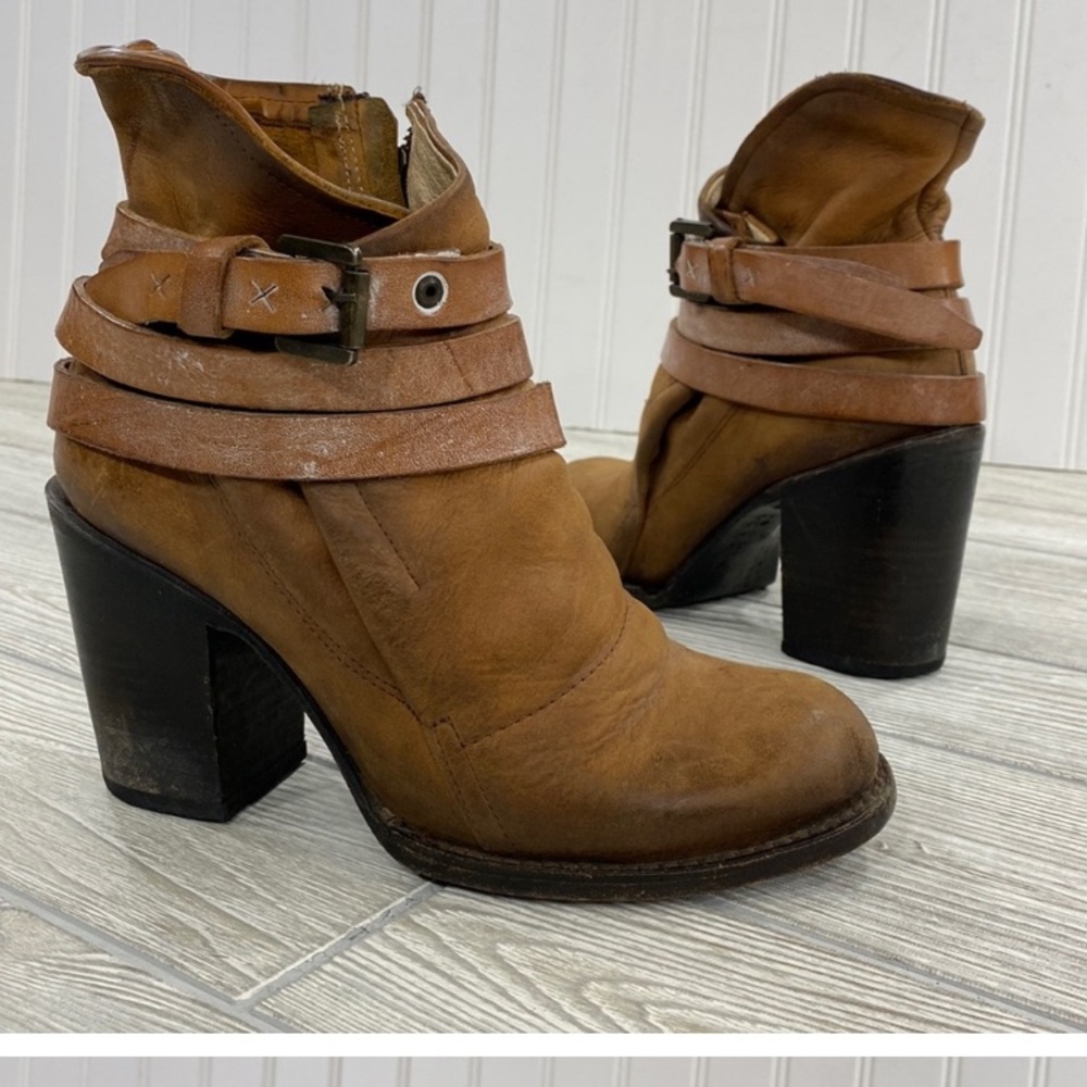 Freebird by Steven Blaze Brown Leather Boots - sz 8
